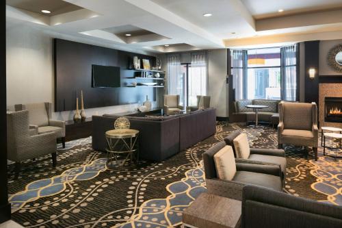 Előcsarnok, Courtyard by Marriott Worcester in Worcester (Massachusetts) Előcsarnok, Courtyard by Marriott Worcester in Worcester (Massachusetts)