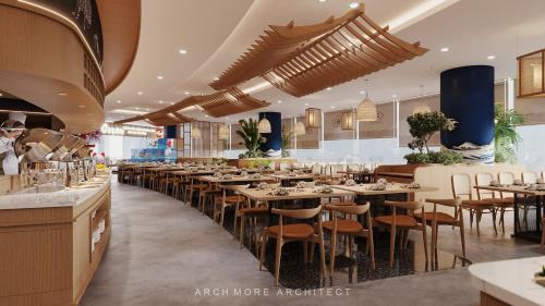 Restoran, Homestay Apec Mandala Hotel & Suites Hai Duong in Hai Duong Restoran, Homestay Apec Mandala Hotel & Suites Hai Duong in Hai Duong