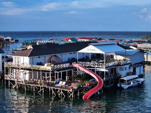 Näkymä ulkoa, Aloha Mabul Scuba Lodge in Mabul Saari Näkymä ulkoa, Aloha Mabul Scuba Lodge in Mabul Saari