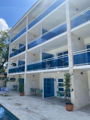 Exterior view, New Garden Hotel in Sosua Exterior view, New Garden Hotel in Sosua