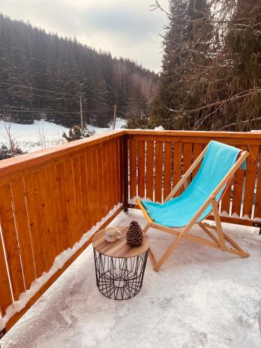 Balcony/terrace, Chata Alaska in Jachymov Balcony/terrace, Chata Alaska in Jachymov