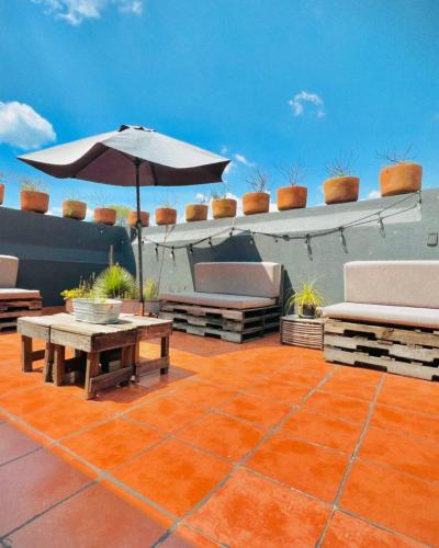 Erkély/terasz, 1921 Hotel Boutique in Tlaxcala Erkély/terasz, 1921 Hotel Boutique in Tlaxcala