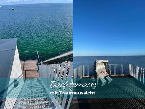 Balcony/terrace, Sea Point – Traumhafter Ostseeblick und moderne Eleganz im OstseeResort Olpenitz in Olpenitz Balcony/terrace, Sea Point – Traumhafter Ostseeblick und moderne Eleganz im OstseeResort Olpenitz in Olpenitz