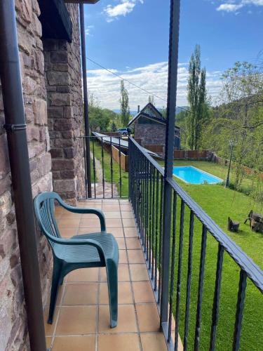 Erkély/terasz, Apartamentos Chuandervera in Laspaules Erkély/terasz, Apartamentos Chuandervera in Laspaules