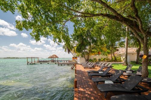 Vista/Panorama, Casa Aakal Lagoon Front in Bacalar Vista/Panorama, Casa Aakal Lagoon Front in Bacalar