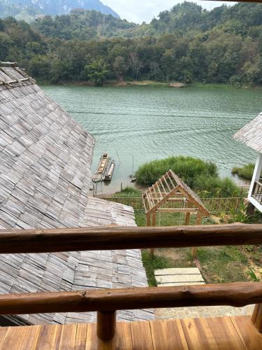 The River Huts in Nong Khiaw The River Huts in Nong Khiaw