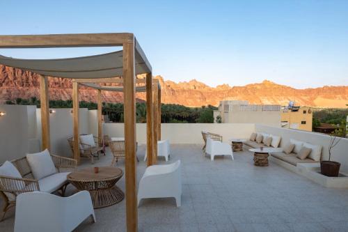 Balkong/terasse, AlJadidah Apartments in Al-Ula Balkong/terasse, AlJadidah Apartments in Al-Ula
