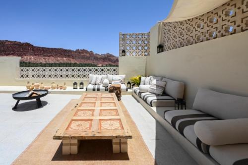 Balkong/terasse, Oasis Apartments in Al-Ula Balkong/terasse, Oasis Apartments in Al-Ula