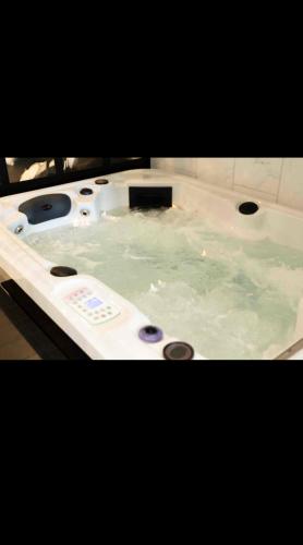 Hot tub, Nid Douillet avec jacuzzi et jardin prive in Alfortville Hot tub, Nid Douillet avec jacuzzi et jardin prive in Alfortville