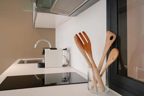 Kitchen, Appartement chill au cœur du Marais in Paris Kitchen, Appartement chill au cœur du Marais in Paris