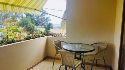 Balkon/Terrasse, Dauphin Gourmand in Flic En Flac Balkon/Terrasse, Dauphin Gourmand in Flic En Flac