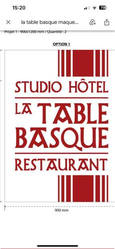Studio Hotel-Restaurant LTB La Table Basque in Biarritz Studio Hotel-Restaurant LTB La Table Basque in Biarritz