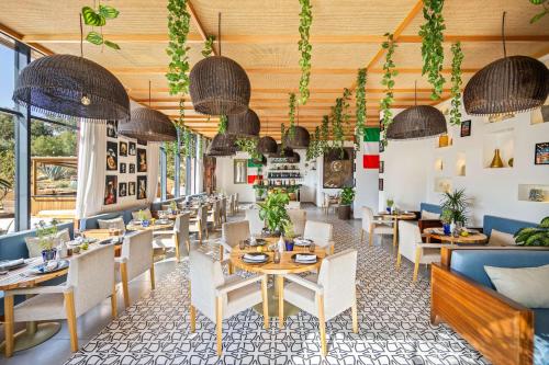 Restaurant, Radisson Blu Resort, Taghazout Bay Surf Village in Taghazout Restaurant, Radisson Blu Resort, Taghazout Bay Surf Village in Taghazout