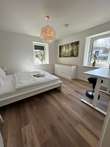 Bett, Mohla-Suite in Hof (Saale) Bett, Mohla-Suite in Hof (Saale)