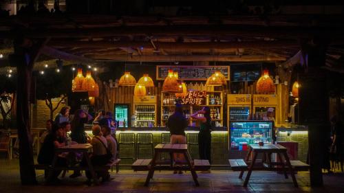 Restoran, Viajero Huacachina Hostel in Ica Restoran, Viajero Huacachina Hostel in Ica