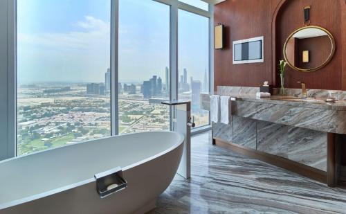 Bathroom, Waldorf Astoria Dubai International Financial Centre in World Trade Centre DIFC Bathroom, Waldorf Astoria Dubai International Financial Centre in World Trade Centre DIFC