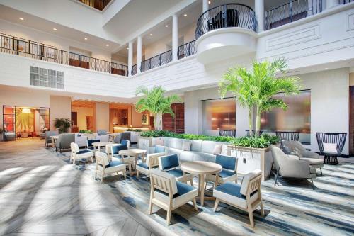 Lobby, Embassy Suites by Hilton Tampa Downtown Convention Center in Tampa City Center Lobby, Embassy Suites by Hilton Tampa Downtown Convention Center in Tampa City Center