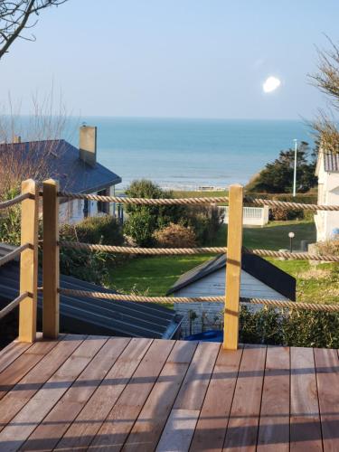 Balcony/terrace, Je m'y plais in Quiberville Balcony/terrace, Je m'y plais in Quiberville