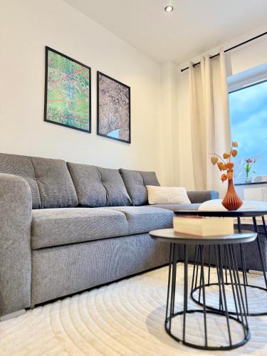Kamar tidur, Hochwertig saniertes Apartment "Jana", direkt am Ruhrtalradweg, Arnsberg - Neheim in Arnsberg Kamar tidur, Hochwertig saniertes Apartment "Jana", direkt am Ruhrtalradweg, Arnsberg - Neheim in Arnsberg