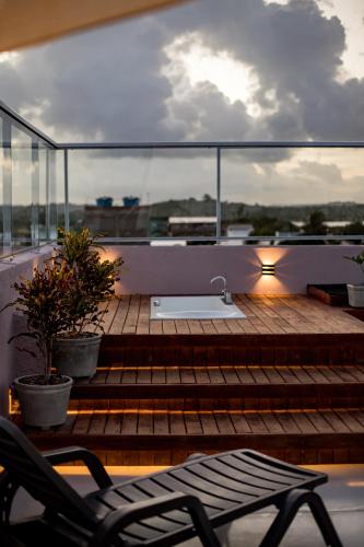 شرفة/ تراس, Atlântico Sul Hotel (Atlantico Sul Hotel) in Porto De Galinhas City Center شرفة/ تراس, Atlântico Sul Hotel (Atlantico Sul Hotel) in Porto De Galinhas City Center