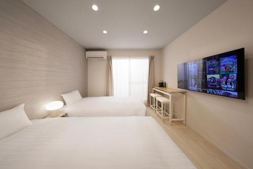 Bed, クリスタルコート白浜 near Nanki-Shirahama Airport Bed, クリスタルコート白浜 near Nanki-Shirahama Airport