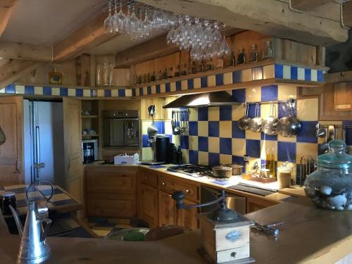 Kitchen, La Grangette de Barbe in Le Beage Kitchen, La Grangette de Barbe in Le Beage