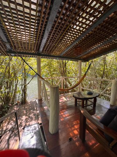 Balcony/terrace, Finca Tatin Hotel in Livingston Balcony/terrace, Finca Tatin Hotel in Livingston