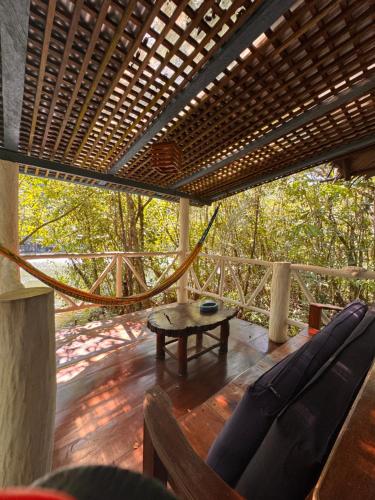 Balcony/terrace, Finca Tatin Hotel in Livingston Balcony/terrace, Finca Tatin Hotel in Livingston