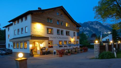 Exterior view, Hotel Waldmann in Schwangau Exterior view, Hotel Waldmann in Schwangau