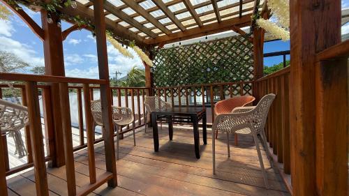 Balcony/terrace, Villa Blue HN in Trujillo Balcony/terrace, Villa Blue HN in Trujillo