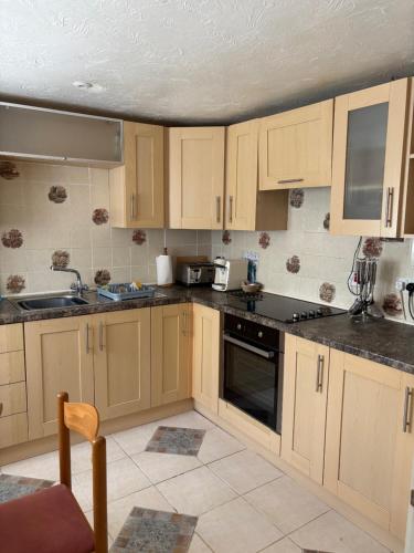 Cocina, Rosie's cottage in Woolfardisworthy Cocina, Rosie's cottage in Woolfardisworthy