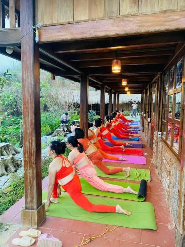 Erkély/terasz, Lagom Bắc Hà Farmstay in Bac ha Erkély/terasz, Lagom Bắc Hà Farmstay in Bac ha