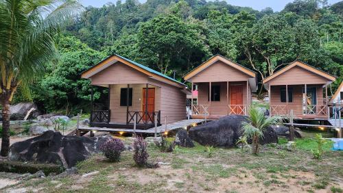A szálláshely kívülről, Dumba Bay Tioman in Kampung Genting A szálláshely kívülről, Dumba Bay Tioman in Kampung Genting