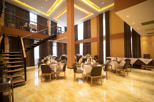 Étterem, Vamos Addis Hotel in Addisz-Abeba Étterem, Vamos Addis Hotel in Addisz-Abeba