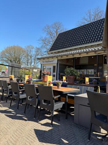 ห้องอาหาร, Boshuisje Koolmees park Hoefbos Otterlo in เอสโชเทอร์ เฟลด์ ห้องอาหาร, Boshuisje Koolmees park Hoefbos Otterlo in เอสโชเทอร์ เฟลด์