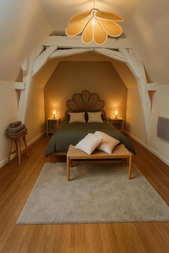 Guestroom, La maison du canal in Champforgeuil Guestroom, La maison du canal in Champforgeuil