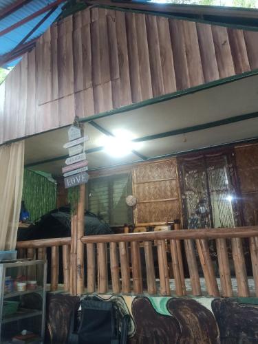 Balcony/terrace, Karen's Cottage at Angel's Beach Resort in Palangan Balcony/terrace, Karen's Cottage at Angel's Beach Resort in Palangan