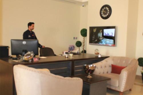 Lobby, Myan Furnished Apartments near Al Osrah International Hospital Lobby, Myan Furnished Apartments near Al Osrah International Hospital