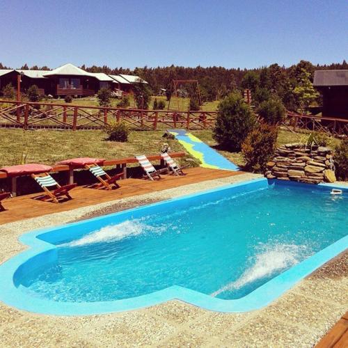 Úszómedence, Cabanas Kalfvgen in Las Animas Úszómedence, Cabanas Kalfvgen in Las Animas