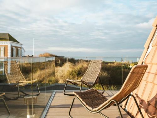 شرفة/ تراس, Strandhotel Domburg in دومبيورغ شرفة/ تراس, Strandhotel Domburg in دومبيورغ