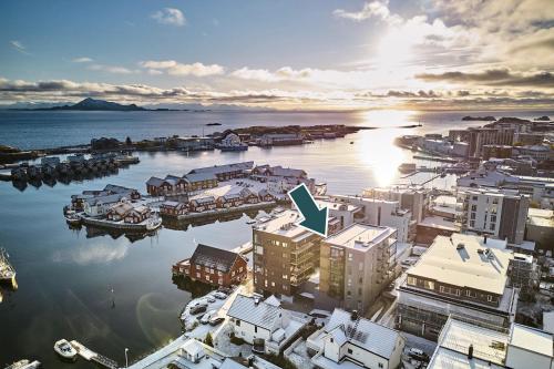 Exterior view, Modern apartment with balcony in the center of Svolvær in Svolvaer Exterior view, Modern apartment with balcony in the center of Svolvær in Svolvaer