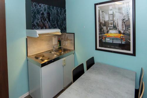 Kitchen, Pensjonat Jarlen in Trondheim Kitchen, Pensjonat Jarlen in Trondheim