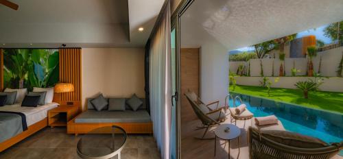 Балкон, Samara Hotel Bodrum All Inclusive in Torba Балкон, Samara Hotel Bodrum All Inclusive in Torba