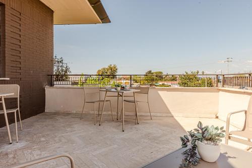 Erkély/terasz, - NumberZ - Rooms Apartments and Suites with Wi-Fi and AC in Latina Erkély/terasz, - NumberZ - Rooms Apartments and Suites with Wi-Fi and AC in Latina