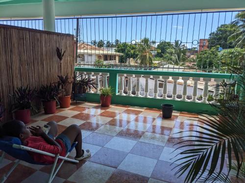 Balcony/terrace, Le DIEGO Hotel in Diego Suarez Balcony/terrace, Le DIEGO Hotel in Diego Suarez