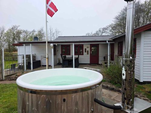 A szálláshely kívülről, tulipanhuset in Ribe városközpont A szálláshely kívülről, tulipanhuset in Ribe városközpont