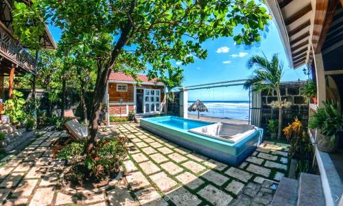 Balcony Bedroom Suite w Romantic Sunsets - AC - Pool in 马萨查帕 Balcony Bedroom Suite w Romantic Sunsets - AC - Pool in 马萨查帕