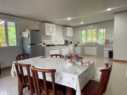 Kitchen, Happy Farm Home stay Khaoyai near Khao Yai Floating Market Kitchen, Happy Farm Home stay Khaoyai near Khao Yai Floating Market
