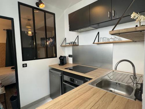 кухня, Loft Melun in Мелун кухня, Loft Melun in Мелун