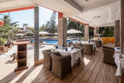 balkon/terras, Iris Hotel in Toubab Dialao balkon/terras, Iris Hotel in Toubab Dialao